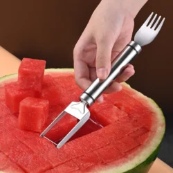 Effortless Watermelon Slicer – Stainless Steel Precision Cutting Tool